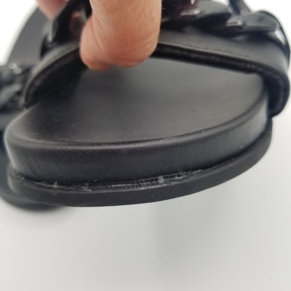 Esprit Della Black Slides Sandals NWOT size 6.5 - Picture 5 of 10